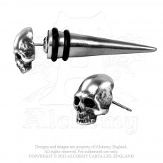 Tomb Skull Spike Earring