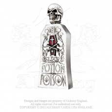 Alchemist Potion Bottle Flask (Red Enamel)
