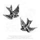 Swallow Studs (Pair)